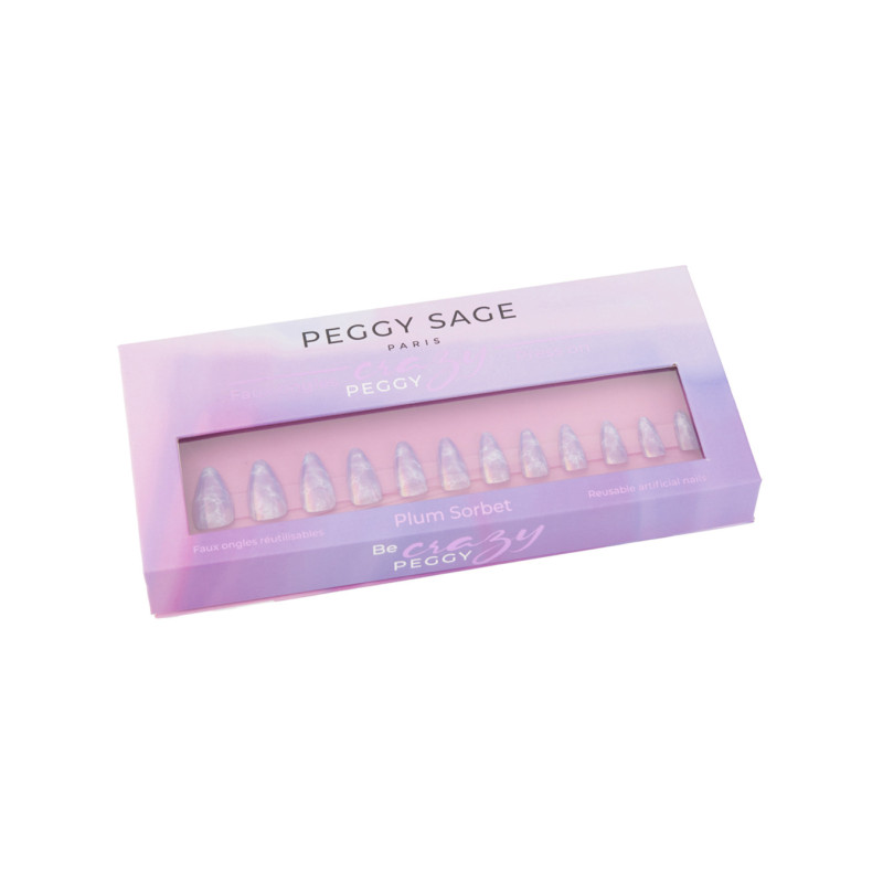 Faux ongles réutilisables Plum Sorbet Crazy Peggy Faux ongles réutilisables Plum Sorbet Crazy Peggy