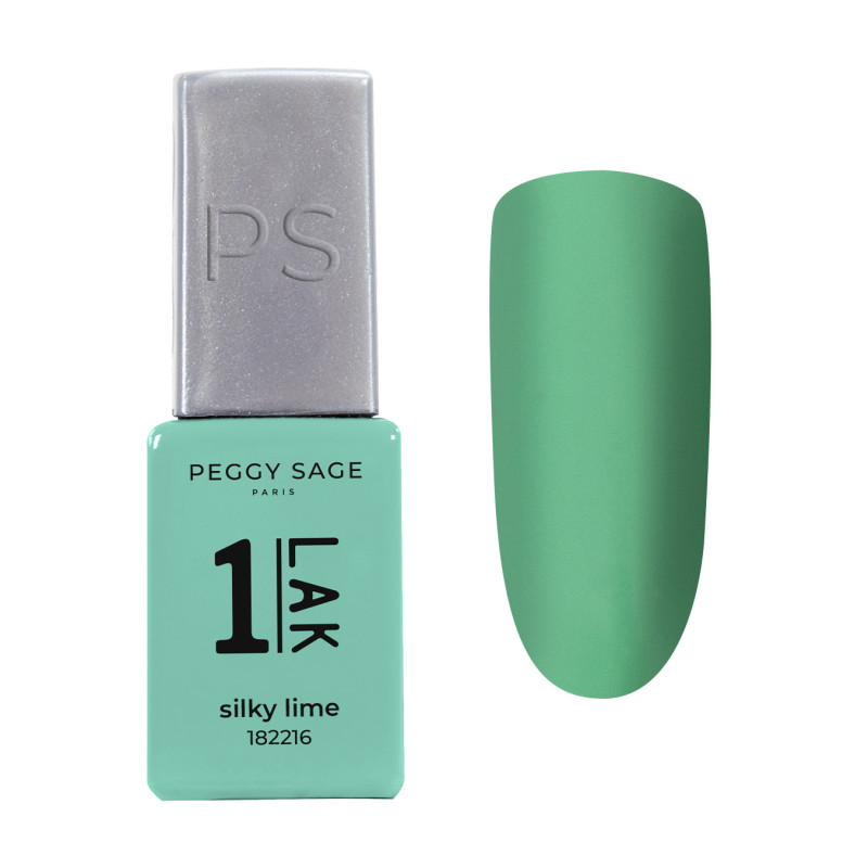 Vernis Semi-Permanent 3-en-1 One LAK Silky LIme 5 ml
