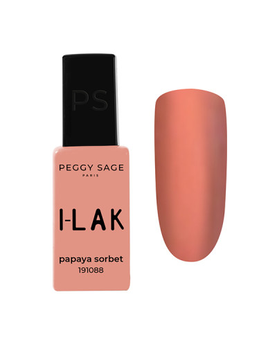 Vernis semi-permanent I-LAK Papaya Sorbet Peggy Sage 11ml