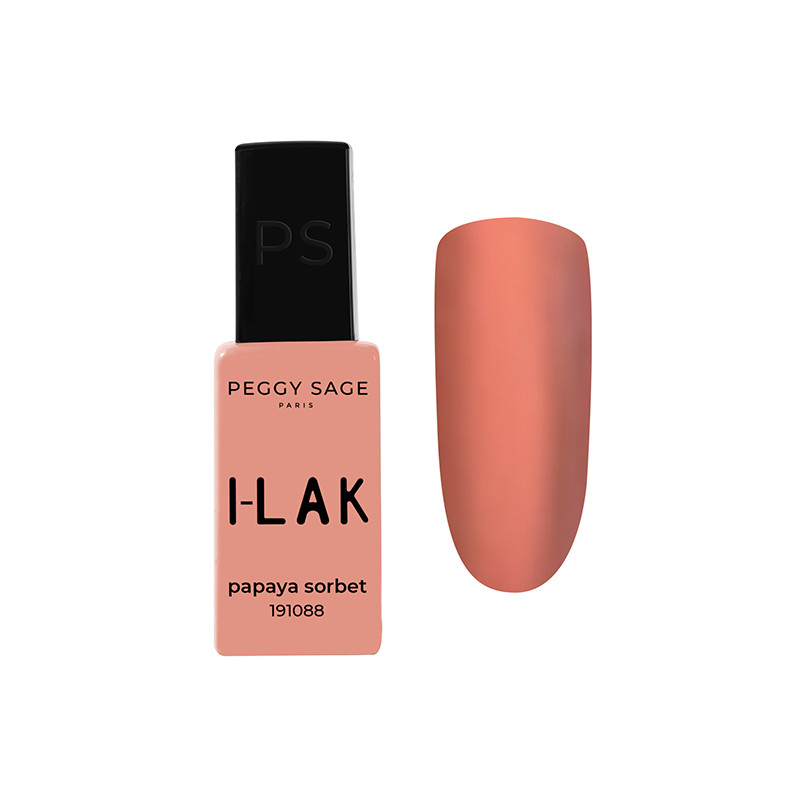 Vernis semi-permanent I-LAK Papaya Sorbet Peggy Sage 11ml Vernis semi-permanent I-LAK Papaya Sorbet Peggy Sage 11ml