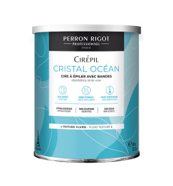 Cire Pot Cristal Océan Avec Bandes Perron Rigot 800g