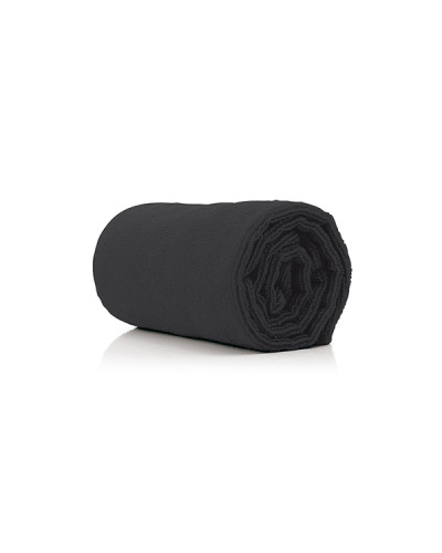 10 Serviettes Microfibres Noires 73x40cm