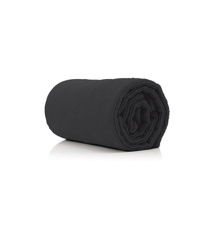 10 Serviettes Microfibres Noires 73x40cm