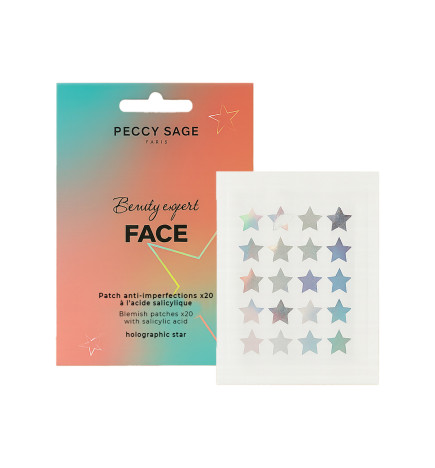 Patch anti-imperfections Holographic Star Beauty Expert Face Peggy Sage x 20