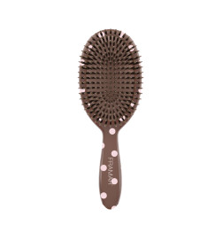 Brosse Pneumatique Gingham Chocolat Framar