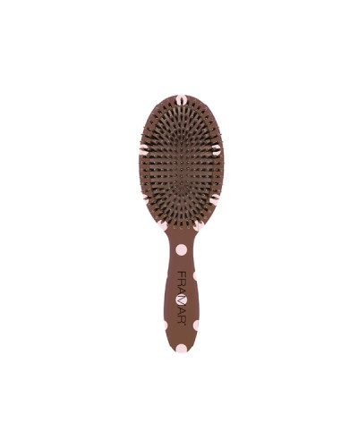 Brosse Pneumatique Polka Petit Modèle Chocolat Framar