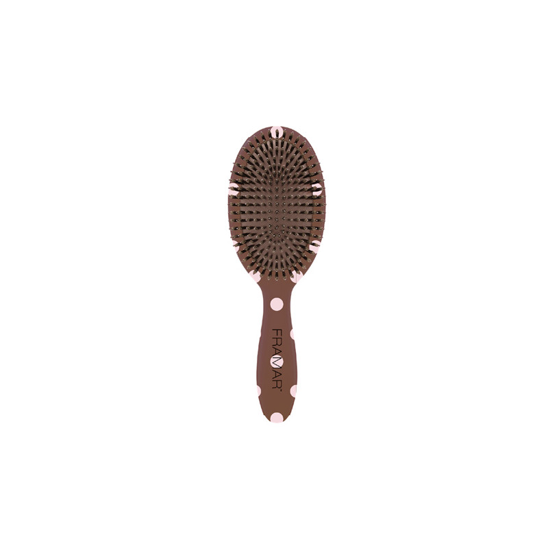 Brosse Pneumatique Polka Petit Modèle Chocolat Framar