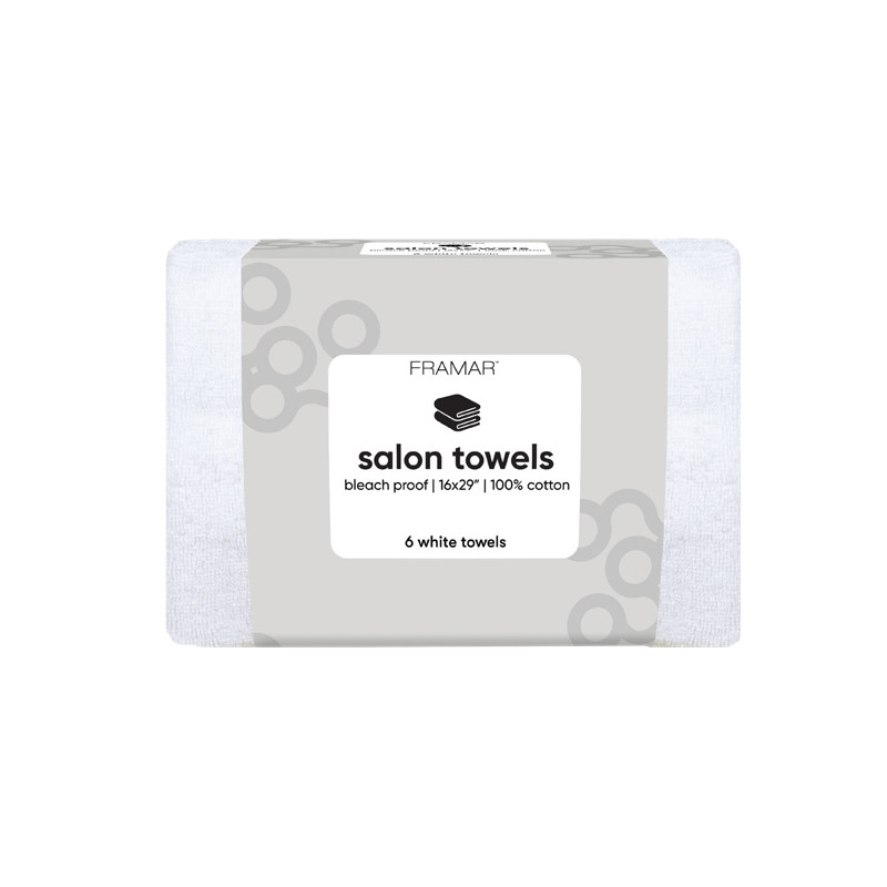 Serviettes Blanches 100% Coton 40x75 Lot de 6 Framar Serviettes Blanches 100% Coton 40x75 Lot de 6 Framar