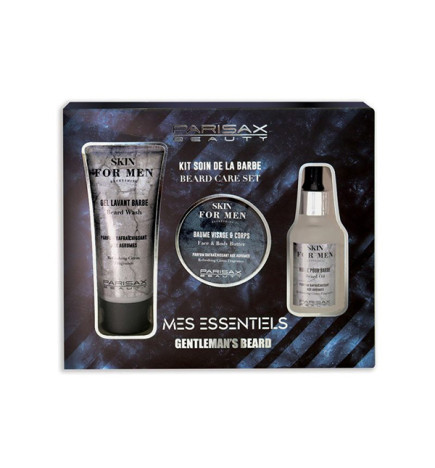 Coffret Homme Barbe Mes Essentiels 3 Produits Parisax