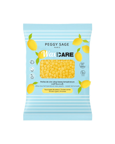 Perles de cire ultra-basse température WAX&CARE sweet lemonade Peggy Sage 800g
