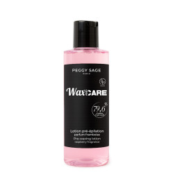 Lotion pré-épilation WAX&CARE parfum framboise Peggy Sage 250 ml