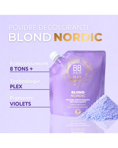 Poudre Décoloration B B Hair Blond Nordic Générik 500gr