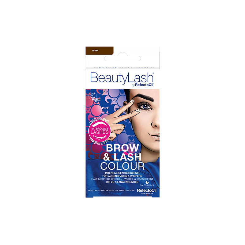 Kit de Teinture Cils & Sourcils Brun BeautyLash
