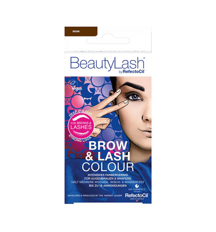 Kit de Teinture Cils & Sourcils Brun BeautyLash