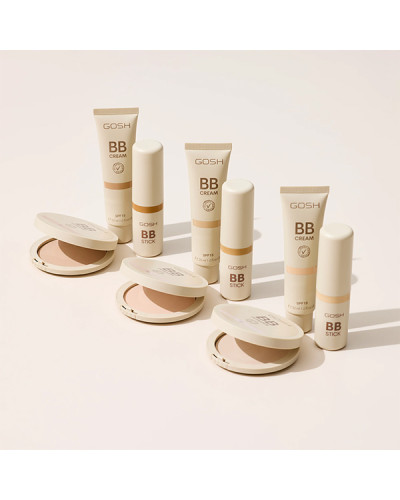 BB Crème 3-en-1 Fond de Teint-Base-Hydratant Spf15 03 Beige Chaud 30ml Gosh