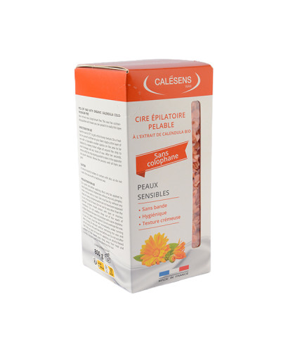 Cire Pastilles Pelable Sans Bandes Bio Calendula 800g