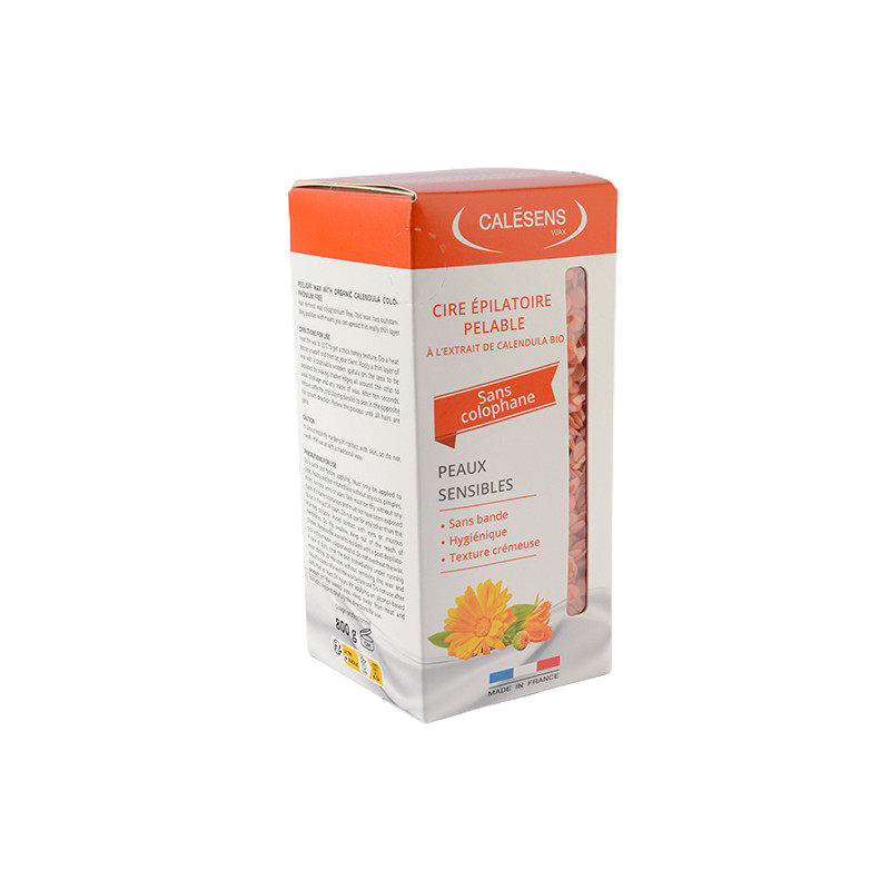 Cire Pastilles Pelable Sans Bandes Bio Calendula 800g