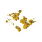 Décor d'ongles fleurs séchées yellow branches Peggy Sage Décor d'ongles fleurs séchées yellow branches Peggy Sage