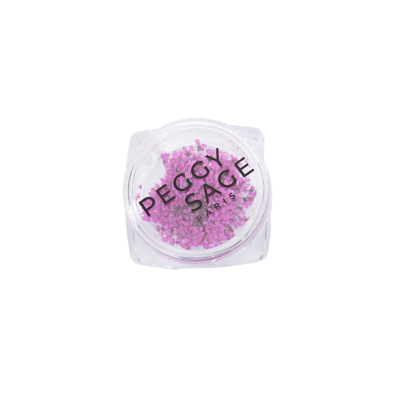 Décor d'ongles fleurs séchées pink bouquet Peggy Sage