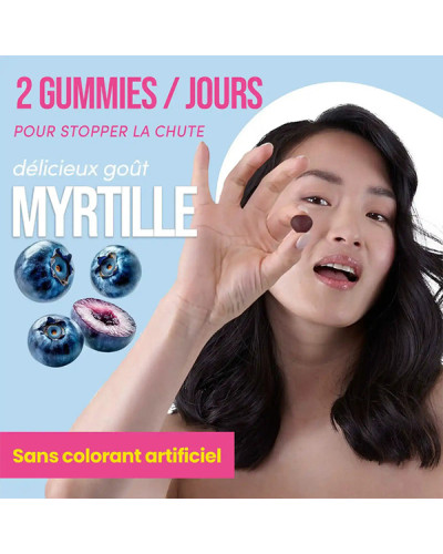 Gummies Anti-Chute de Cheveux 60 gélules Myriam K