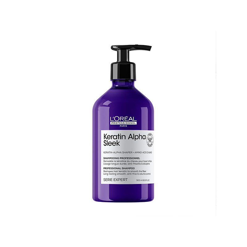 Serie Expert Keratin Alpha Sleek Shampoing Disciplinant 500ml L'Oréal Professionnel