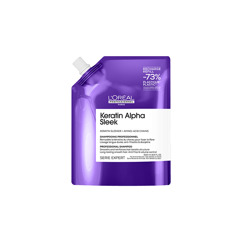 Serie Expert Keratin Alpha Sleek Recharge Shampoing 500ml L'Oréal Professionnel