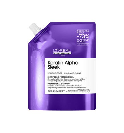 Serie Expert Keratin Alpha Sleek Recharge Shampoing 500ml L'Oréal Professionnel