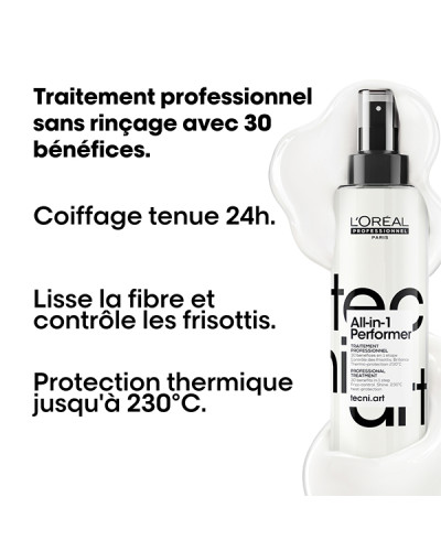 Tecni Art All-in-1 Performer - Spray Multi-Bénéfices L'Oréal Professionnel 190ml
