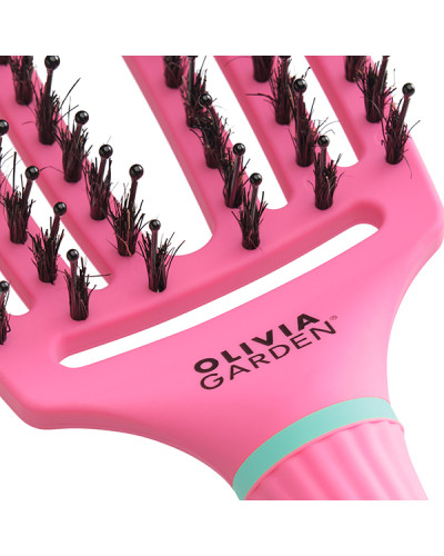 Brosse Fingerbrush Lollipop Pink Sanglier Nylon