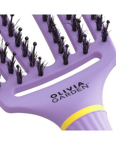 Brosse Fingerbrush Snuggle Purple Sanglier Nylon Taille M