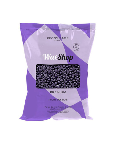 Perles De Cire Chaude À Épiler Fruits Des Bois Jetable Sans Bande 800Gr Peggy Sage