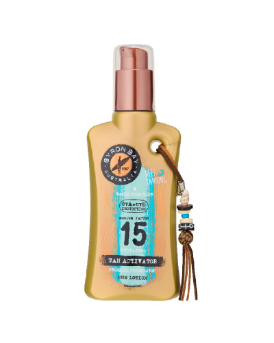 Lotion Solaire Activatrice De Bronzage Spf 15 Byron Bay 200ml