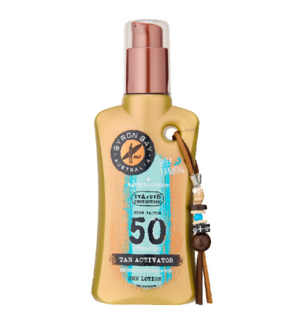 Lotion Solaire Activatrice De Bronzage Spf 50 Byron Bay 200ml