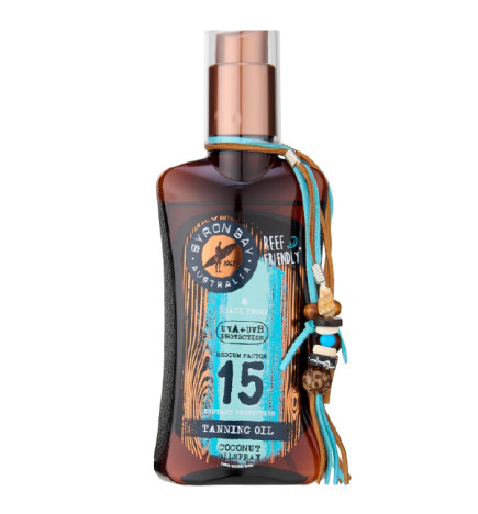 Huile de Bronzage à La Noix de Coco FPS 15  Byron Bay 200ml