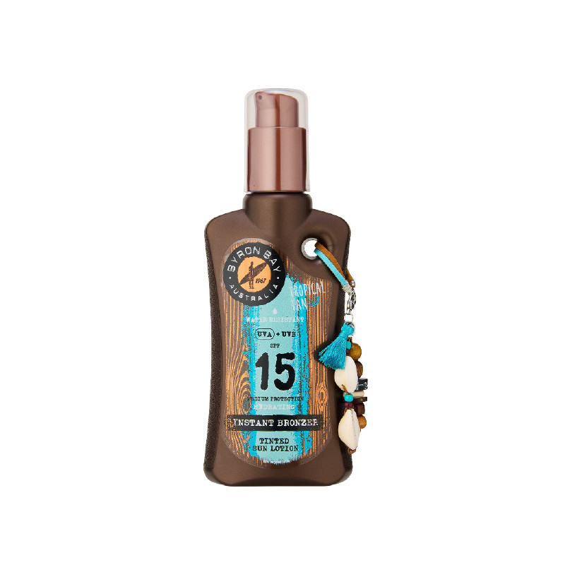 Lotion Teintée Bronzage Instantané SPF15 Byron Bay 200ml Lotion Teintée Bronzage Instantané SPF15 Byron Bay 200ml