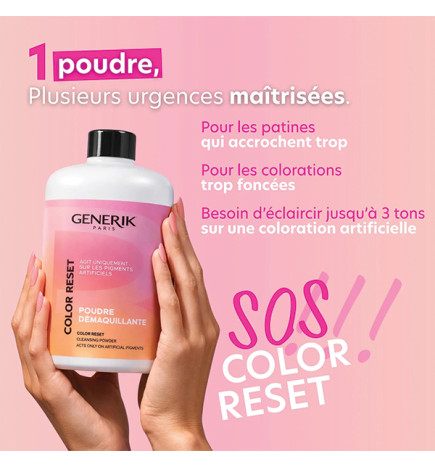 Poudre Démaquillante Color Reset 500gr Génétik