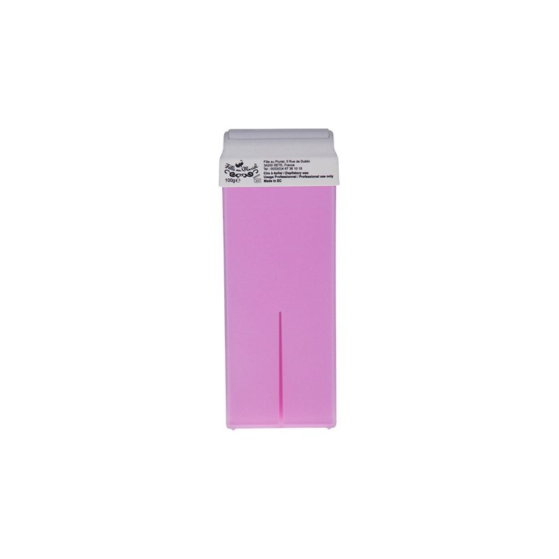 Cartouche cire à épiler avec bandes Lait Grenadine Fille au Pluriel 100gr