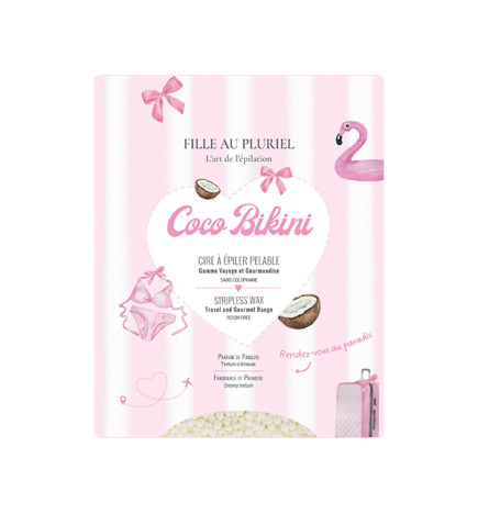 Cire à Epiler Pastilles sans bandes Coco Bikini Fille au Pluriel 800gr