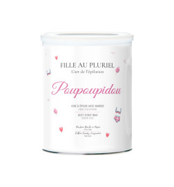 Cire à Épiler avec Bandes Poupoupidou Fille au Pluriel pot 800gr