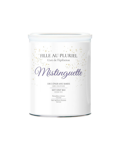 Cire à Épiler avec Bandes Mistinguette Fille au Pluriel Pot 800gr