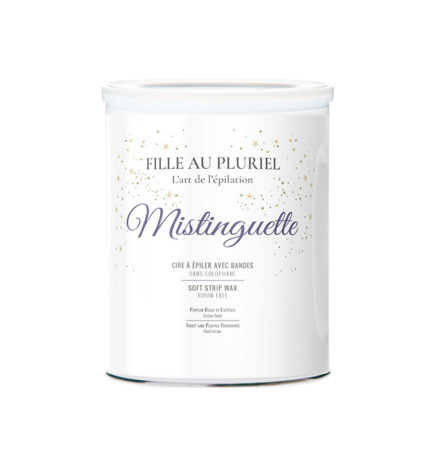 Cire à Épiler avec Bandes Mistinguette Fille au Pluriel Pot 800gr