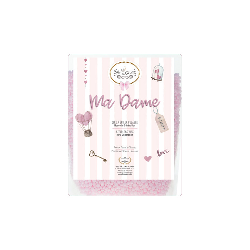Cire à épiler Pastilles sans bandes Ma Dame Fille au Pluriel 800gr Cire à épiler Pastilles sans bandes Ma Dame Fille au Pluriel 800gr