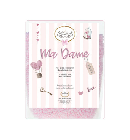 Cire à épiler Pastilles sans bandes Ma Dame Fille au Pluriel 800gr