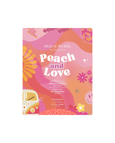 Cire à épiler Pastilles sans bandes Peach and Love Fille au Pluriel 800gr