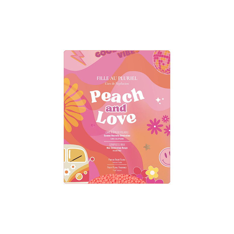 Cire à épiler Pastilles sans bandes Peach and Love Fille au Pluriel 800gr Cire à épiler Pastilles sans bandes Peach and Love Fille au Pluriel 800gr