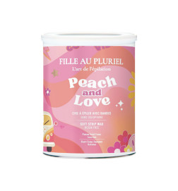 Cire à Épiler avec Bandes Peach and Love Fille au Pluriel Pot de 800gr