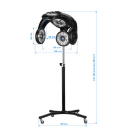 Casque Climazon Gabbiano Noir Sur Pied