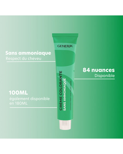 Coloration 9.21 Blond très clair irisé cendré 100 ml Generik