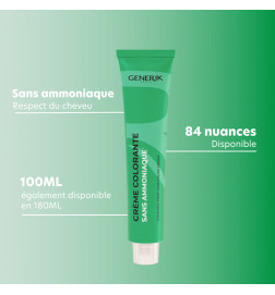 Coloration 9.21 Blond très clair irisé cendré 100 ml Generik
