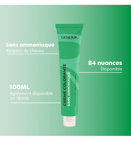Coloration 9.21 Blond très clair irisé cendré 100 ml Generik